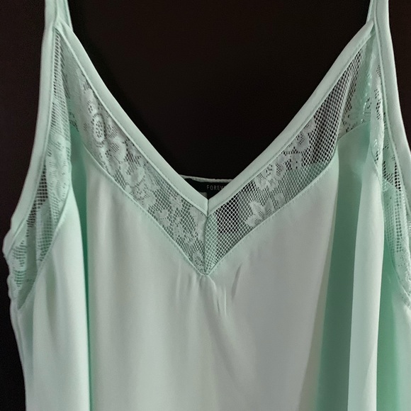 Forever 21 sea foam green slip dress - Picture 2 of 3